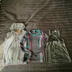Ladies Activewear Tops, Size S/XS, FILA, Champion, Sleeveless, Short/Long Sleeve